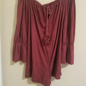 Maroon romper